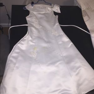 Children’s communion dress slightly stained